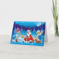 drunk Santa ugly xmas