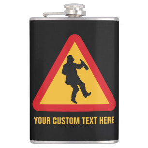 Drunk Warning custom flask