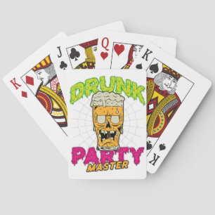 Drunk Zombie Playing Cards