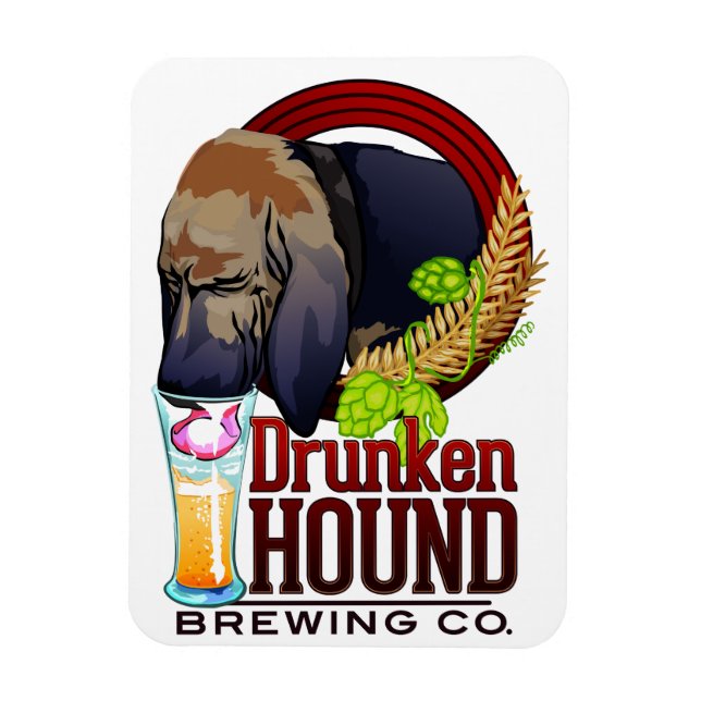 Drunken Hound Brewing Co. Magnet (Vertical)