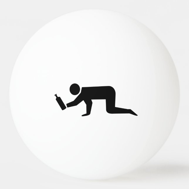Drunken People Ping Pong Ball (Front)
