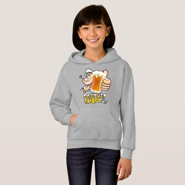 Drunken Sailor | Kids Hoodie (Front Full)