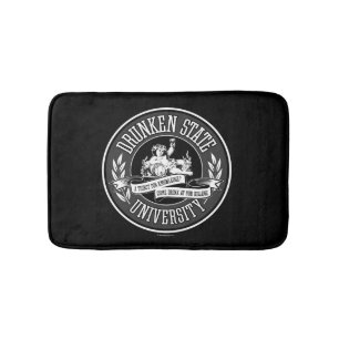 Drunken State University Bath Mat