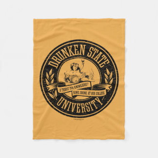 Drunken State University Fleece Blanket