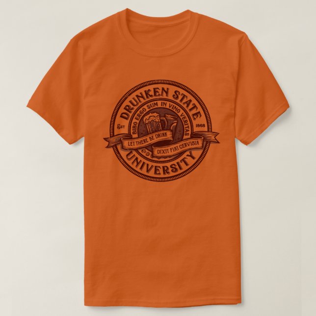 Drunken State University T-Shirt (Design Front)