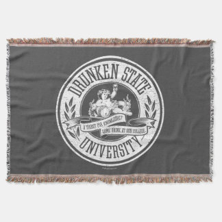 Drunken State University Throw Blanket