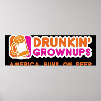 Drunkin Grownups America Version Poster