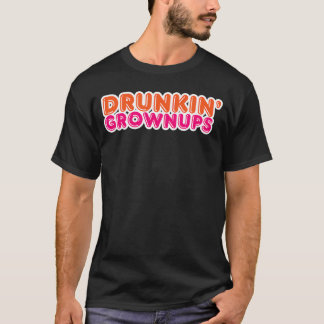 Drunkin Grownups Funny Parody Party Gift boy T-Shirt