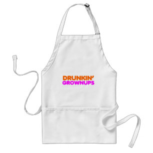 drunkin grownups standard apron