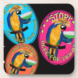 DRUNKIN PARROTS COASTER