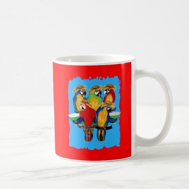 Drunkin Parrots Coffee Mug (Right)