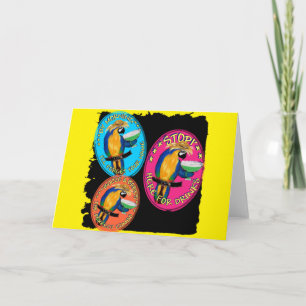 DRUNKIN PARROTS HOLIDAY CARD
