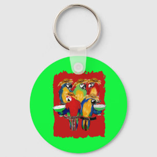 Drunkin Parrots Key Ring