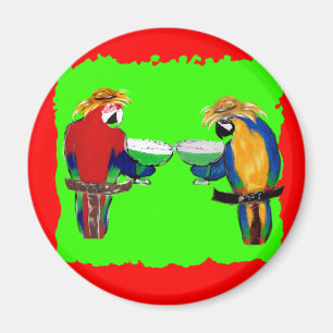Drunkin Parrots Magnet
