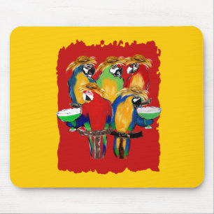 Drunkin Parrots Mouse Mat