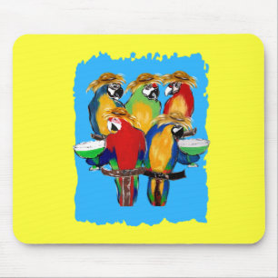 Drunkin Parrots Mouse Mat