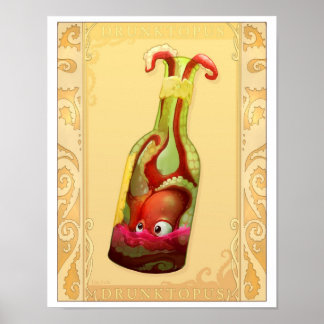 Drunktopus Poster