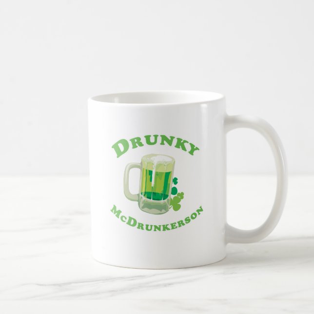 Drunky McDrunkerson Coffee Mug (Right)