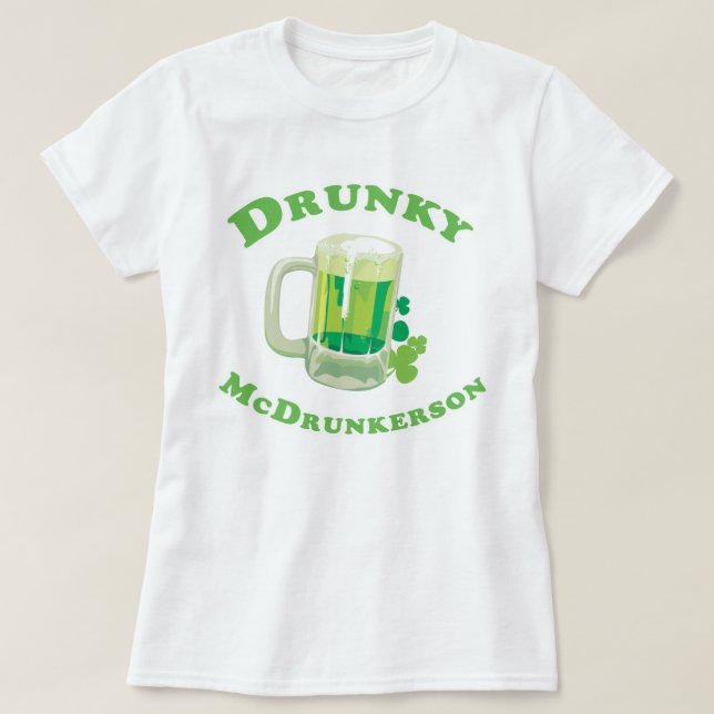 DRUNKY MCDRUNKERSON T-Shirt (Design Front)