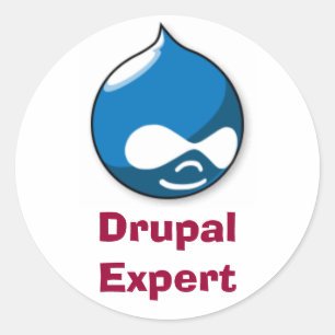 Drupal Expert Classic Round Sticker
