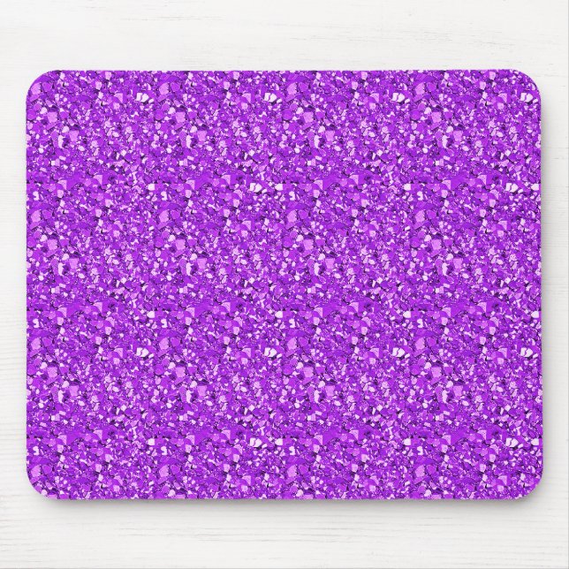 Druzy crystal - amethyst purple mouse mat (Front)