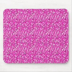 Druzy crystal - fuchsia pink mouse mat