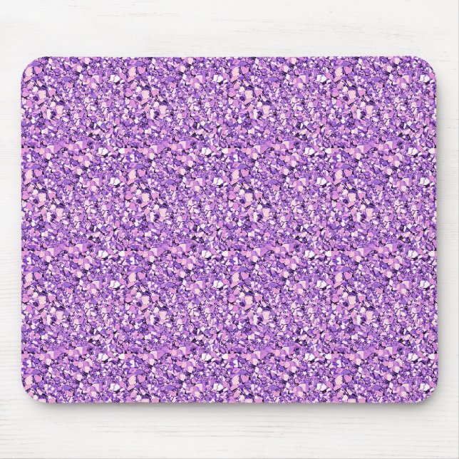 Druzy crystal - light orchid mouse mat (Front)