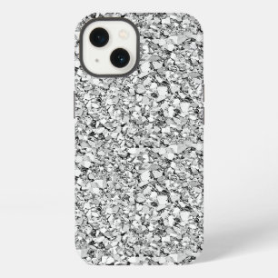 Druzy crystal - white gold colour iPhone 13 case