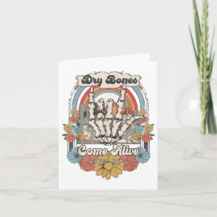 Dry Bones Come Alive Christian, Christian Motivati Card