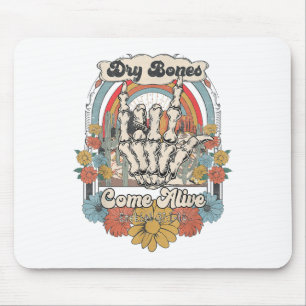 Dry Bones Come Alive Christian, Christian Motivati Mouse Mat