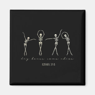 Dry Bones Come Alive _ Ezekiel 37_5 Christian Skel Magnet