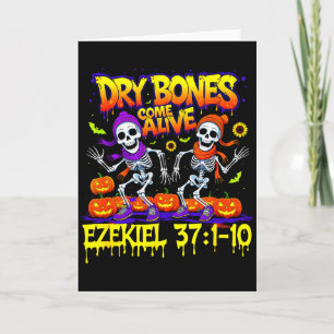 Dry Bones Come Alive Ezekiel 37 Bible Verse Christ Card