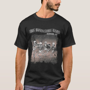 Dry Bones Come Alive Skeleton Dancing Halloween T-Shirt