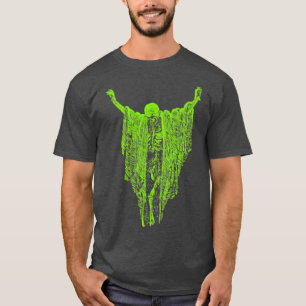 Dry Bones  Pastel Goth Green Creepy Skeleton Spiri T-Shirt