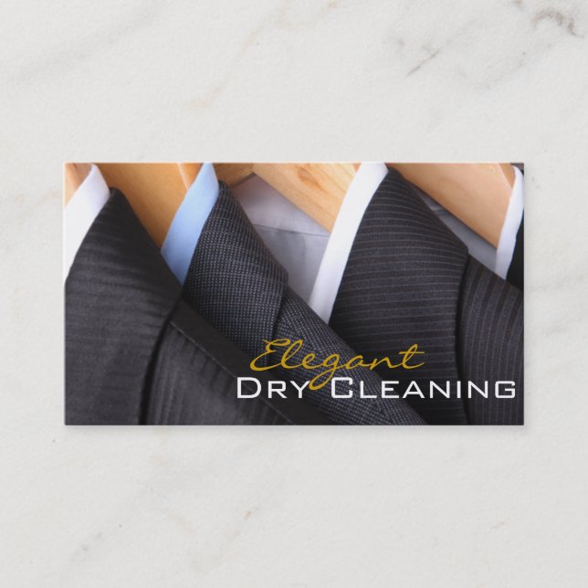 DRY CLEANING BUSINESS CARD (Front)