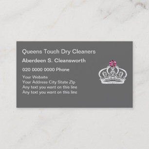 Dry Cleaning Business Cards