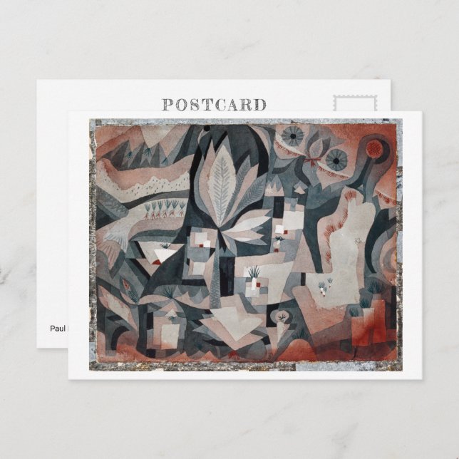 Dry Cooler Garden | Paul Klee | Postcard (Front/Back)
