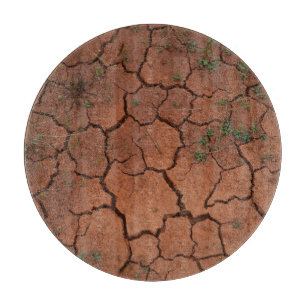 dry, cracked ground cutting board