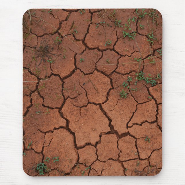 dry, cracked ground mouse mat (Front)