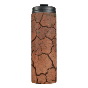 dry, cracked ground thermal tumbler