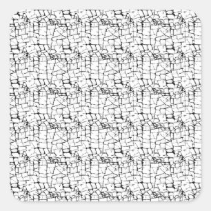 dry Design Fifteen Square Sticker