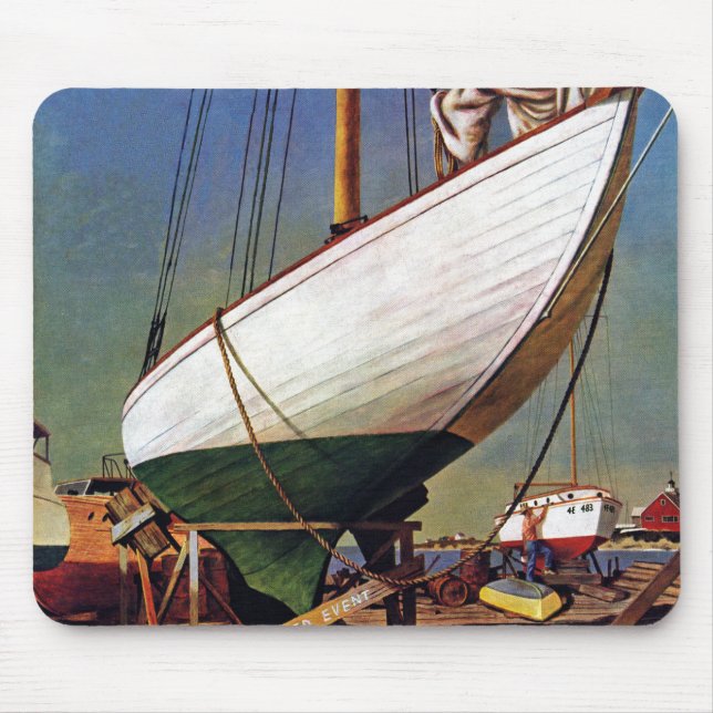 Dry Dock by John Atherton Mouse Mat (Front)