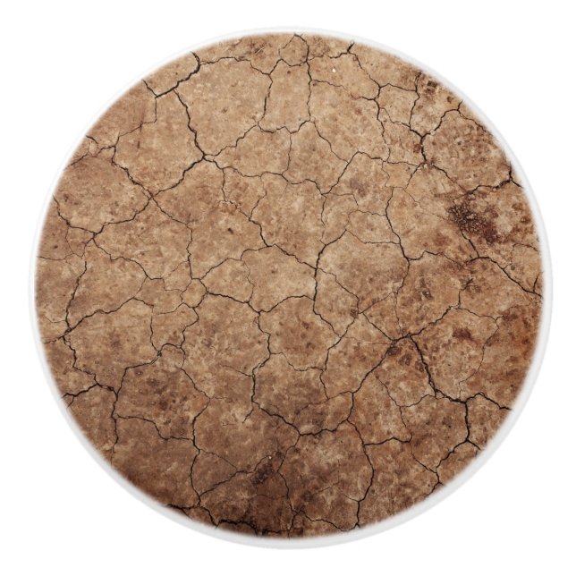 Dry Earth Ceramic Knob (Front)