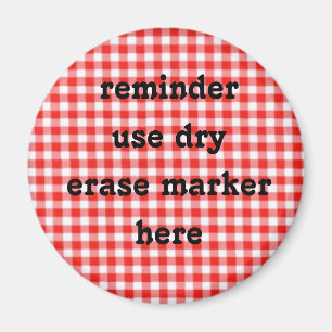 dry erase memo magnet