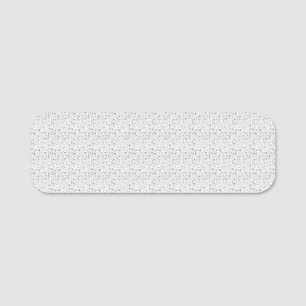 Dry Erase Name Tag Reusable Floral Design