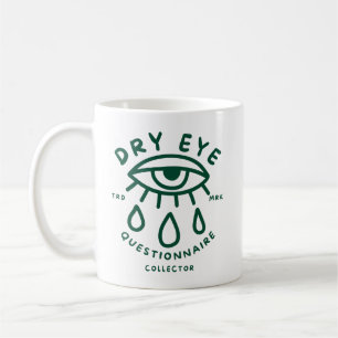 Dry eye questionnaire collector coffee mug