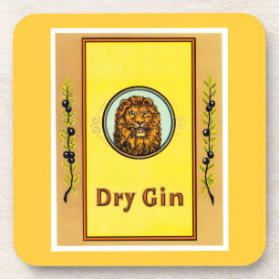 Dry Gin Lion Coaster
