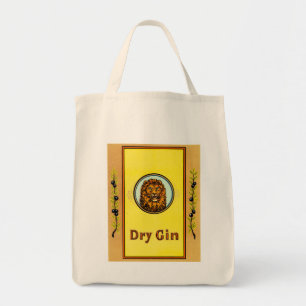 Dry Gin Lion Tote Bag