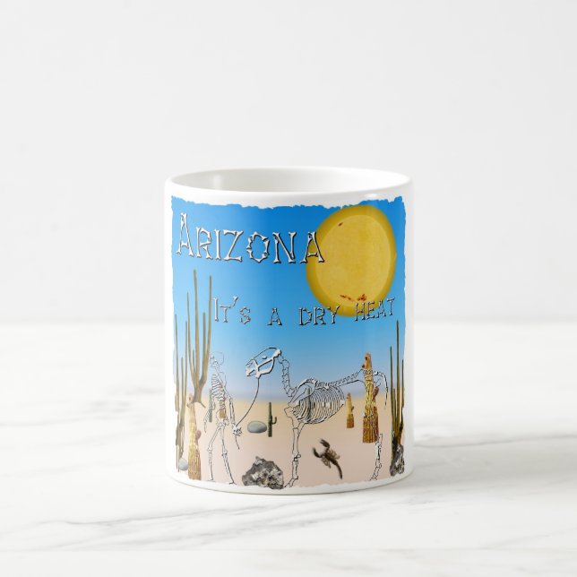 Dry Heat Arizona Coffee Mug (Center)