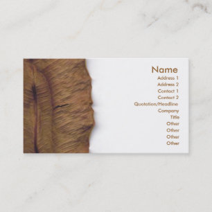 Dry Leaf Business Card